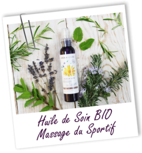 huile massage sportif yoga